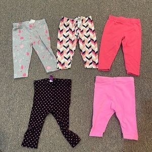 Baby girl pants bundle lot